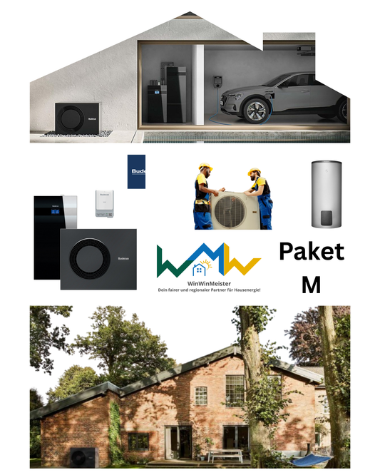 Wärmepumpe Paket M: Buderus Logatherm WLW186i-AR TP70